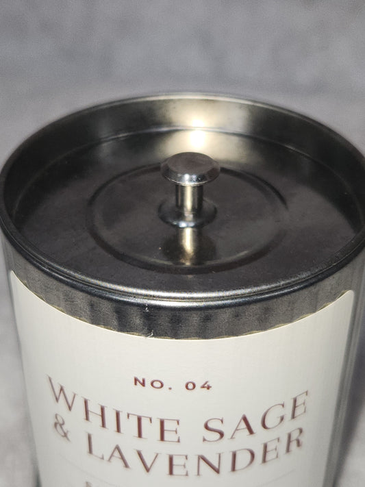 Home Accents 10 oz Soy Wax Candle White Sage & Lavender wsl