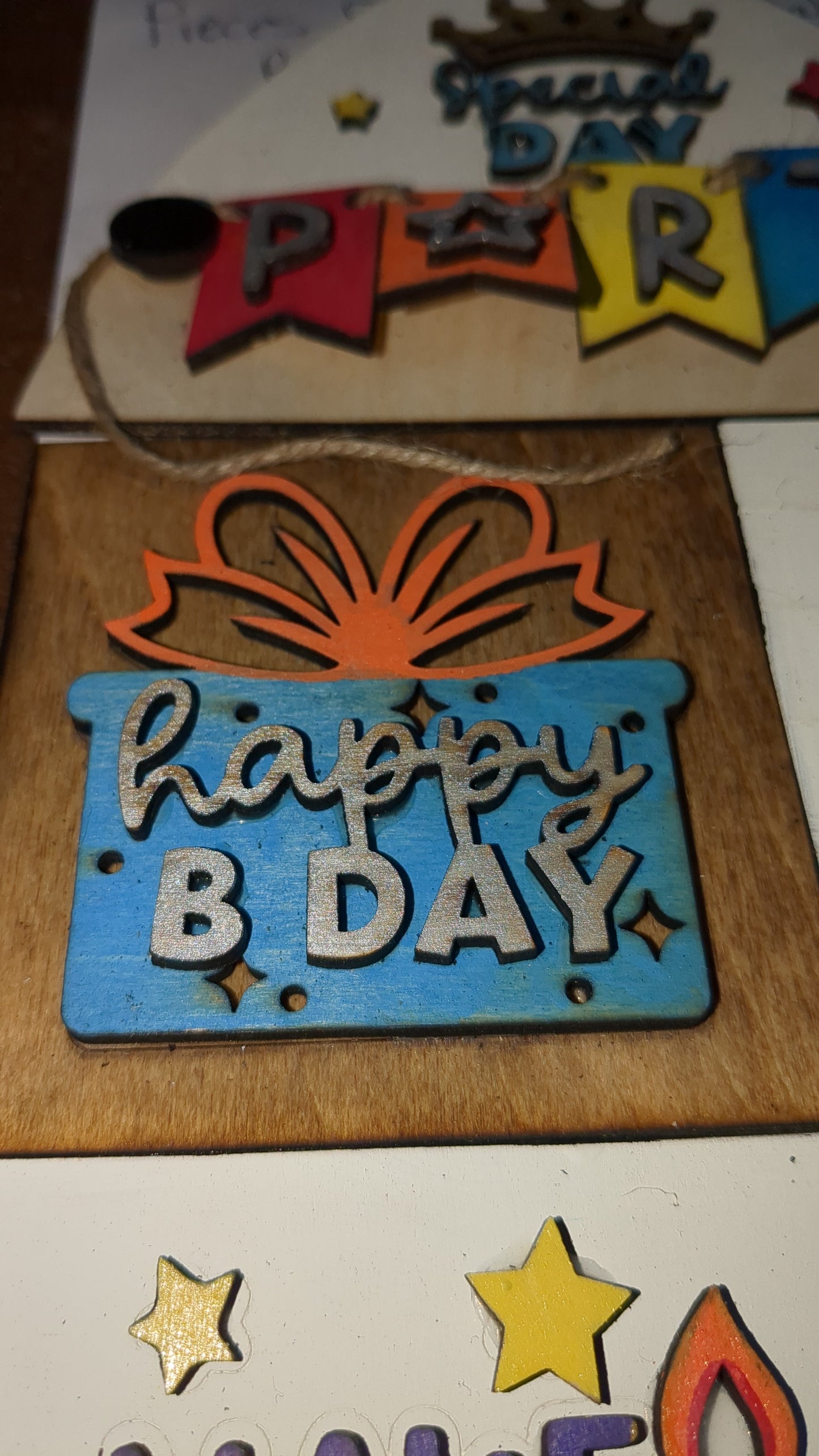 Birthday Kit for Interchangeable arch or rectangle frame. FRAME SOLD SEPARATELY