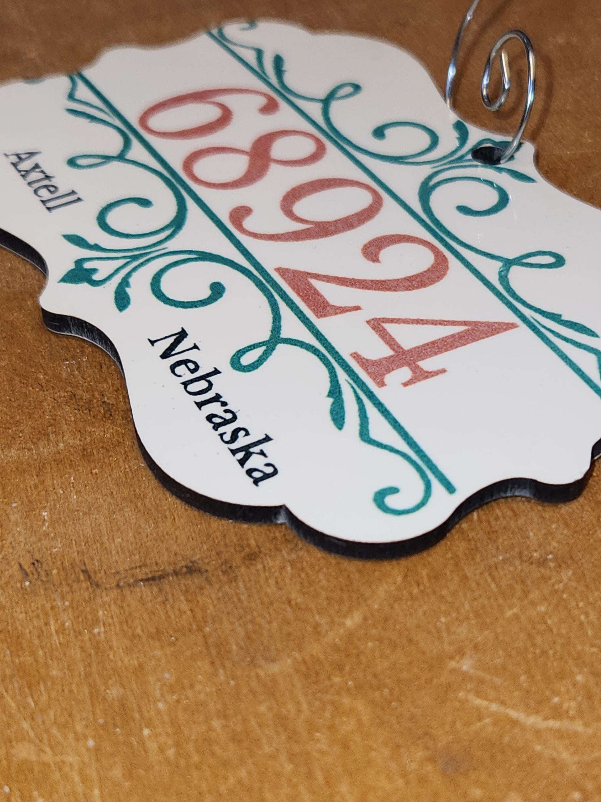 Custom Order Benelux Rectangle Ornament, Car Charm, Rear-view Mirror Ornament for Holidays, Memorials, Events, or just fun for everyday