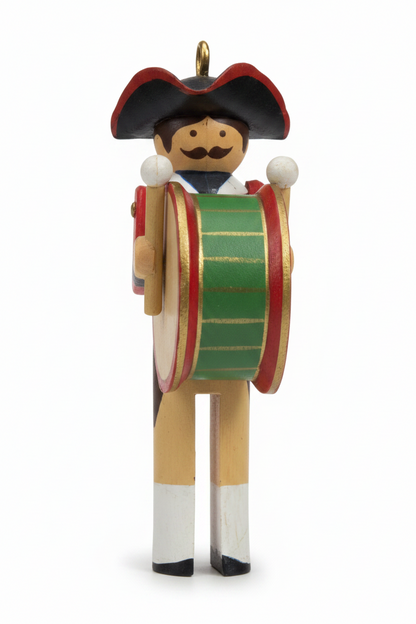 Vintage Hallmark Keepsake Ornament Miniature Clothespin Soldier Drum Tricorn 2nd in Series 1983 no box hos2