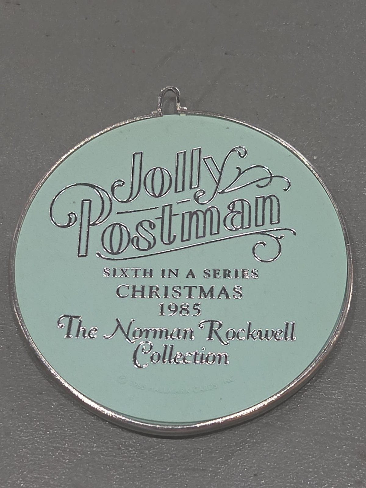 Vintage Hallmark Keepsake Norman Rockwell Cameo Ornament 6th in Series 1985