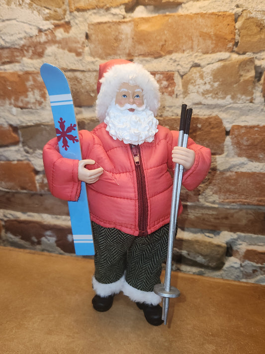 Ashland Christmas Collectible Sking Santa sf51