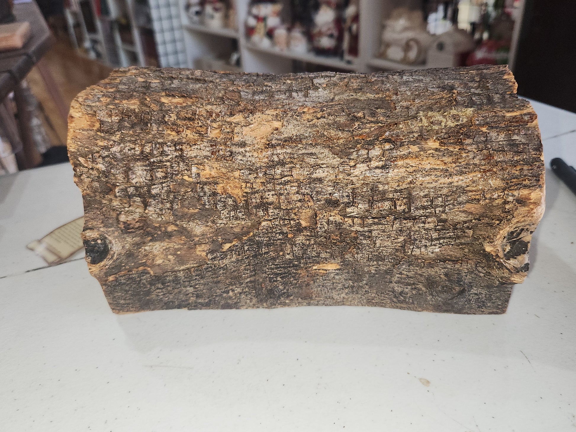 Nativity medium Grotto Carved in Olive Wood Branch Made in Bethlehem 4" x 8" n2c