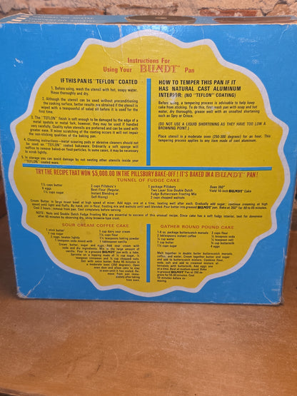 Vintage Nordic Ware Heavy Cast Aluminum 12 Cup Bundt Pan Has Original Box alu51