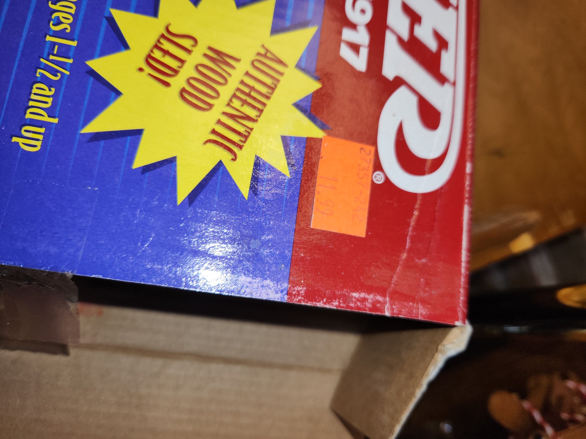 Vintage Radio Flyer Original Little Red Wagon No. 551 Sled New in Box