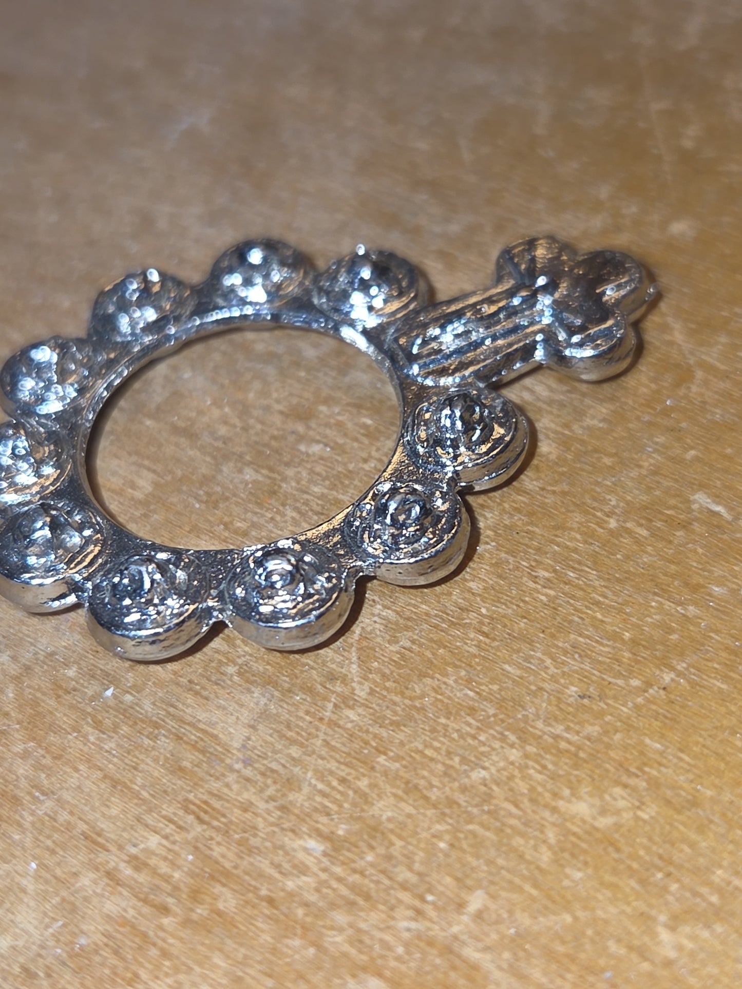 Vintage Rosary Ring and How to Pray the Rosary Booklet Knights of Columbus