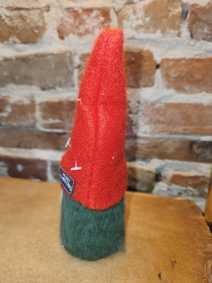 7" Gnome Merry Christmas Red Green White Beard gn16