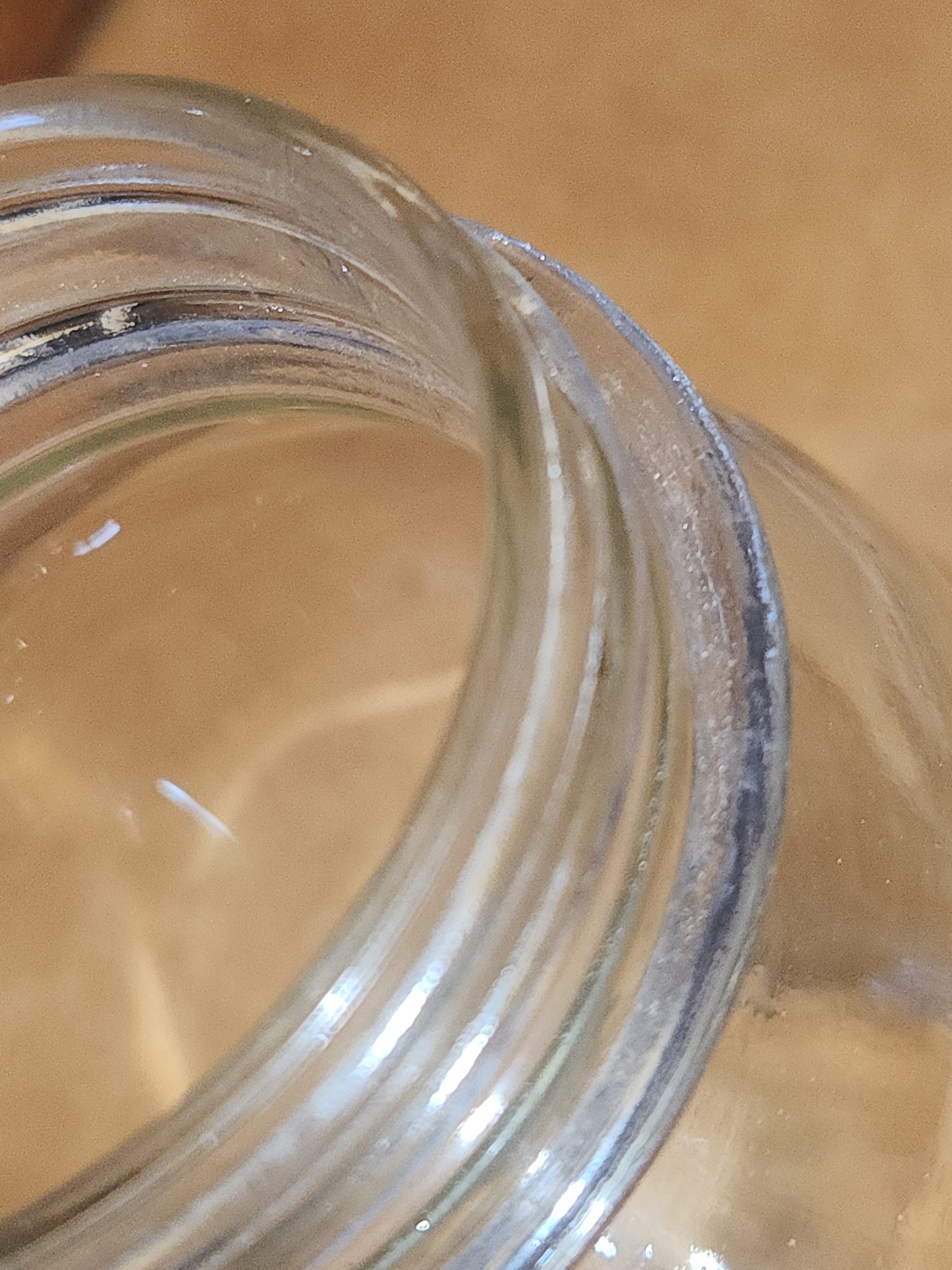 Vintage Atlas Strong Shoulder Clear Quart Jar and Atlas Lid jar92