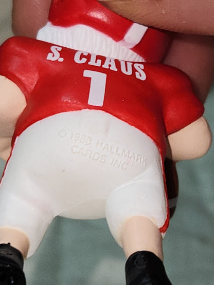 Vintage Hallmark Keepsake Ornament 1988 Holiday Hero Football Player