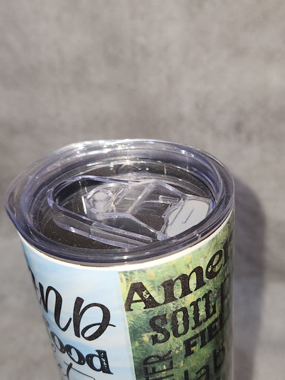 20 oz stainless steel, insulated tumbler farmer tf55