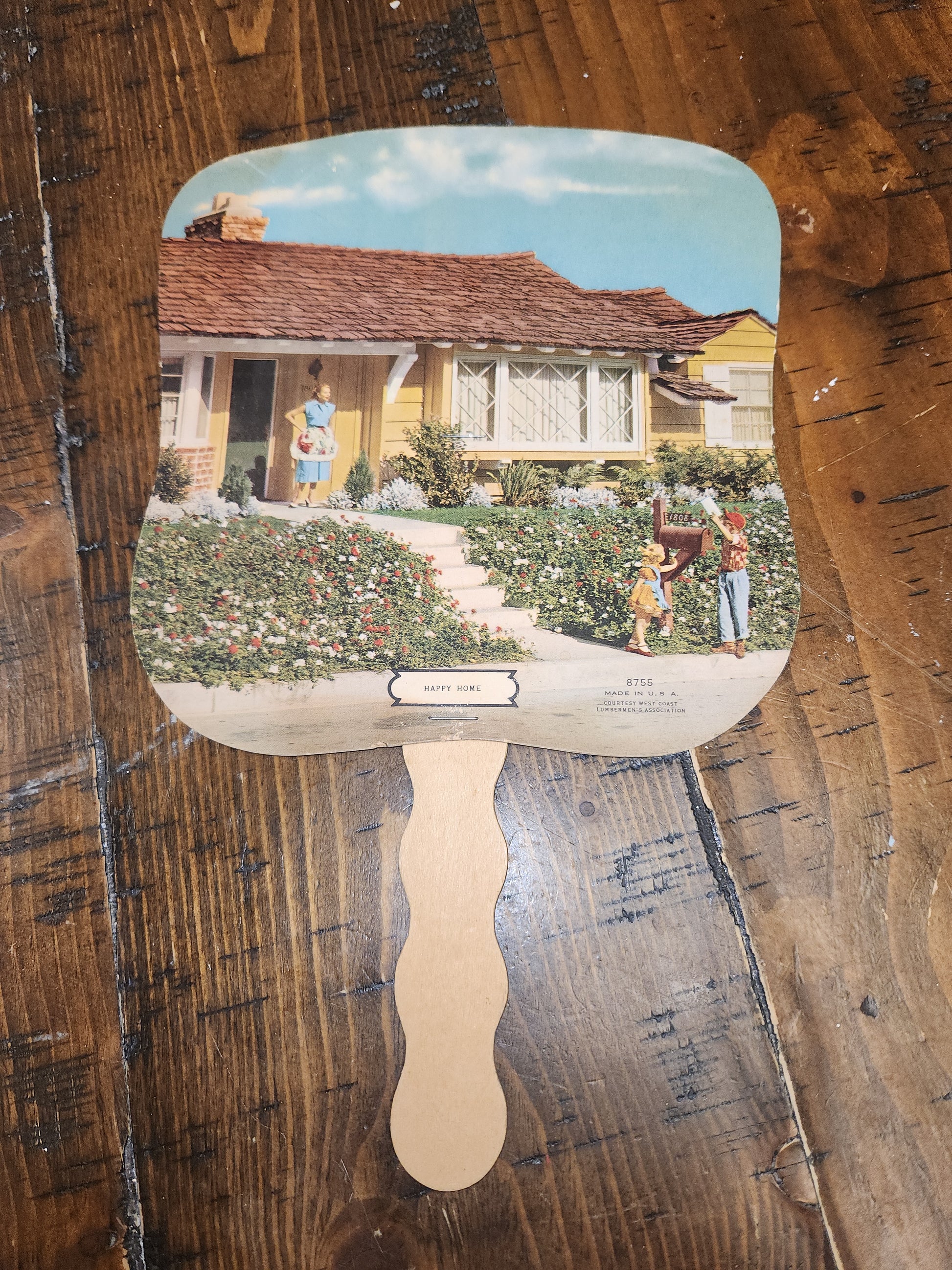 Vintage Advertising Fans Set of 3 Steele Funeral Home Nebraska Norcraft Inc. Cincinnati Ohio fan5