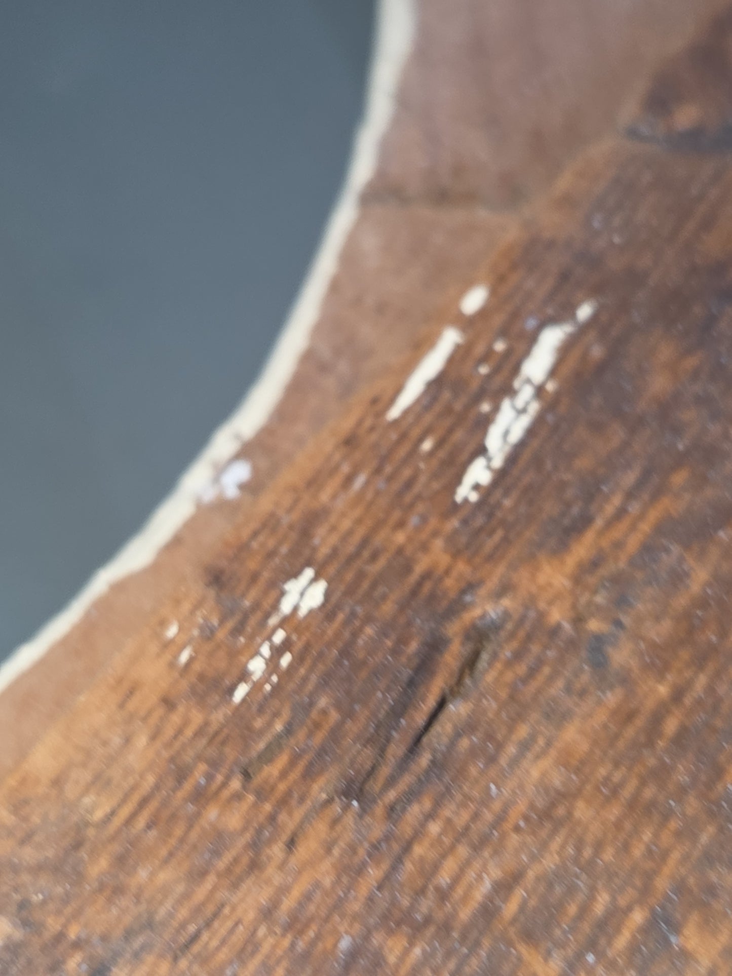 Antique Wooden Oval Photo Frame