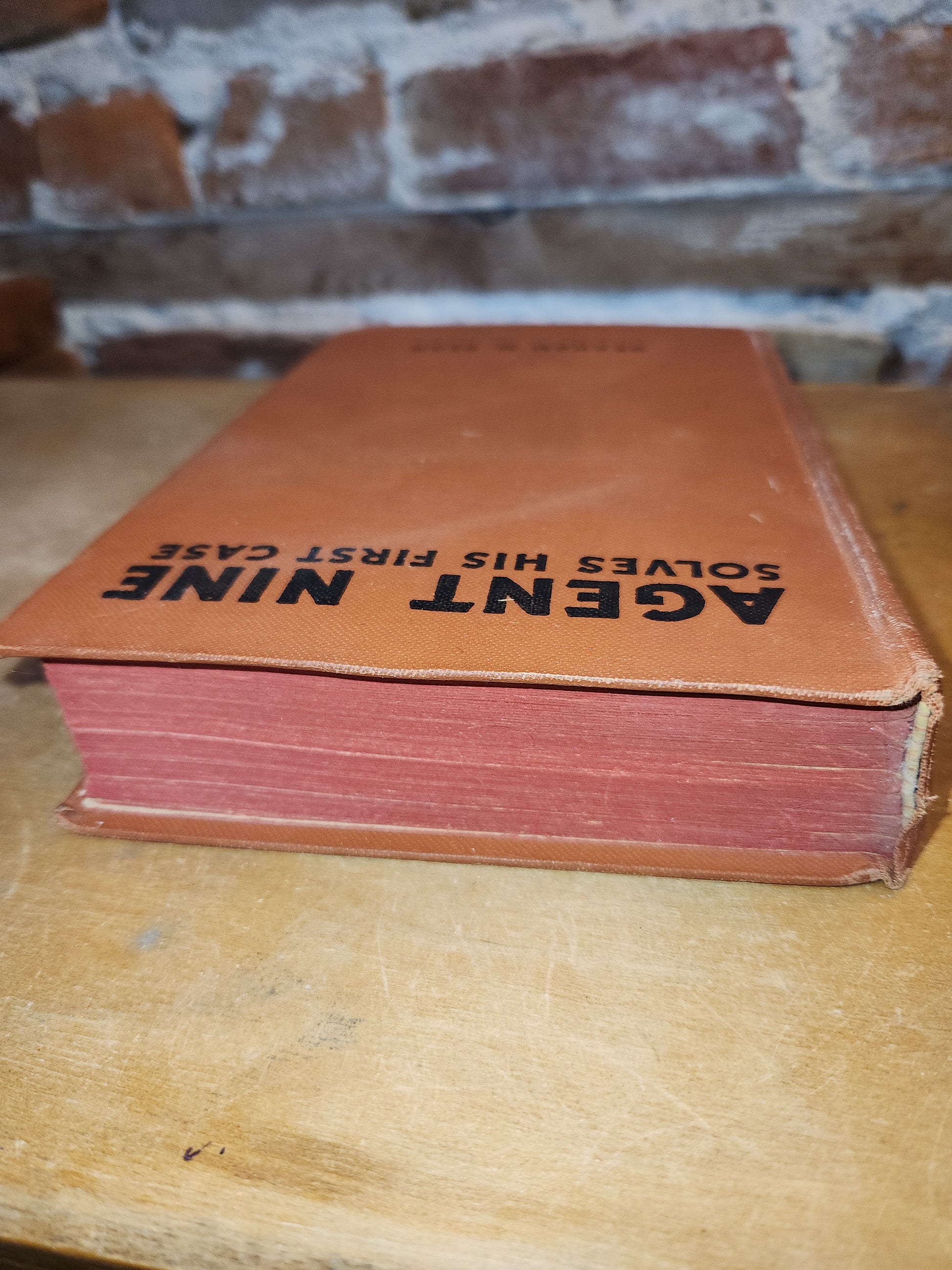 Vintage Hardback Agent Nine Solves His First Case Graham M. Dean 1935 Goldsmith Publishing Company No Dust Cover
