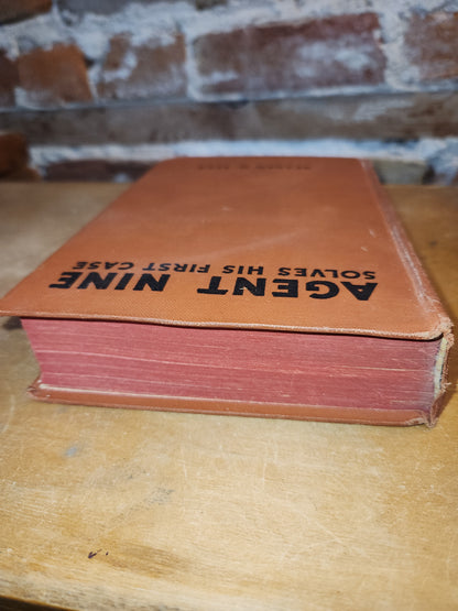 Vintage Hardback Agent Nine Solves His First Case Graham M. Dean 1935 Goldsmith Publishing Company No Dust Cover