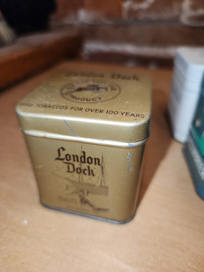Vintage Kentucky Club Product Tobacco Tins set of 4 London Dock, Club Cavendish, Whitehall Greenbrier NO CONTENTS tt88