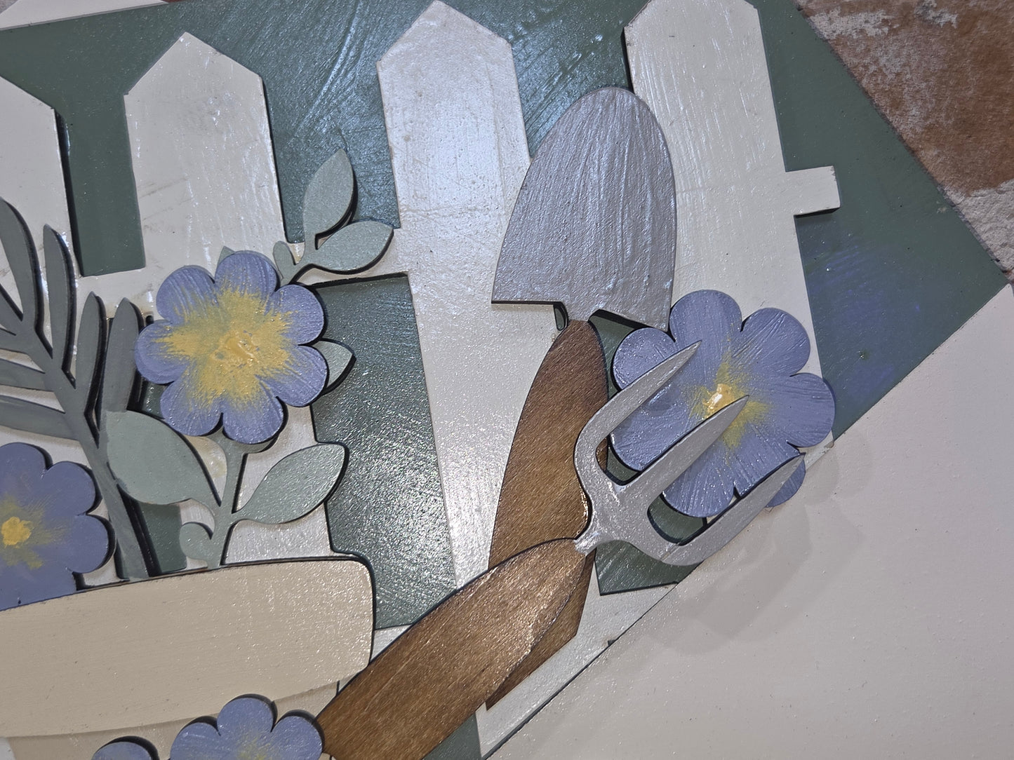 Garden Lavender Insert for Envelope Door Sign *sign sold seperately* EI3
