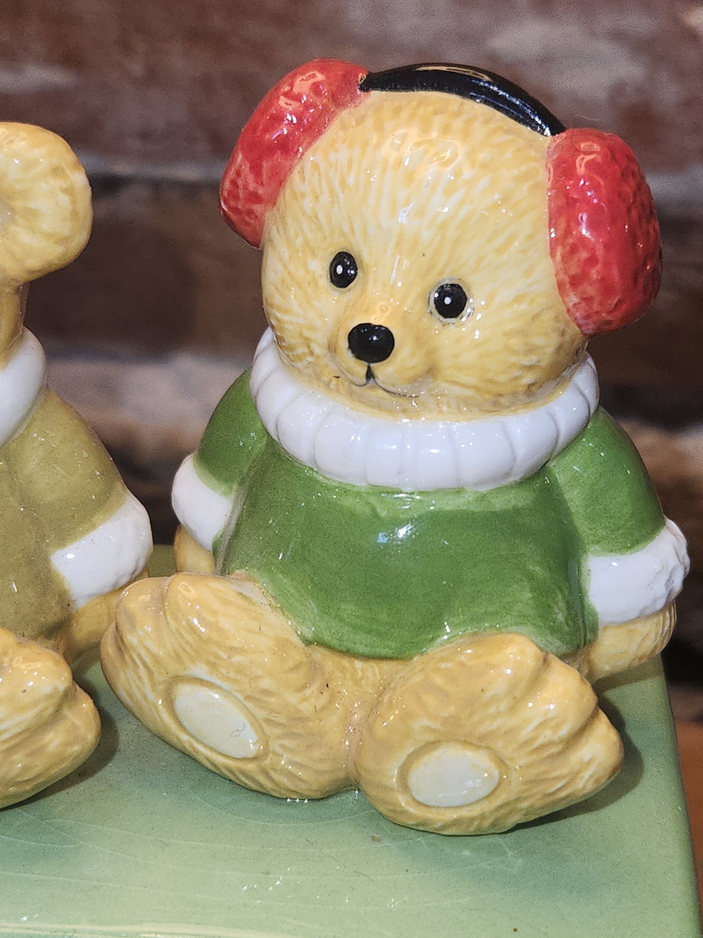 Houston Harvest Three Bears Ceramic Box Winter Stars tb76