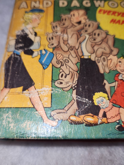 Vintage Big Little Book Better Little Book Blondie and Dagwood Everybody's Happy