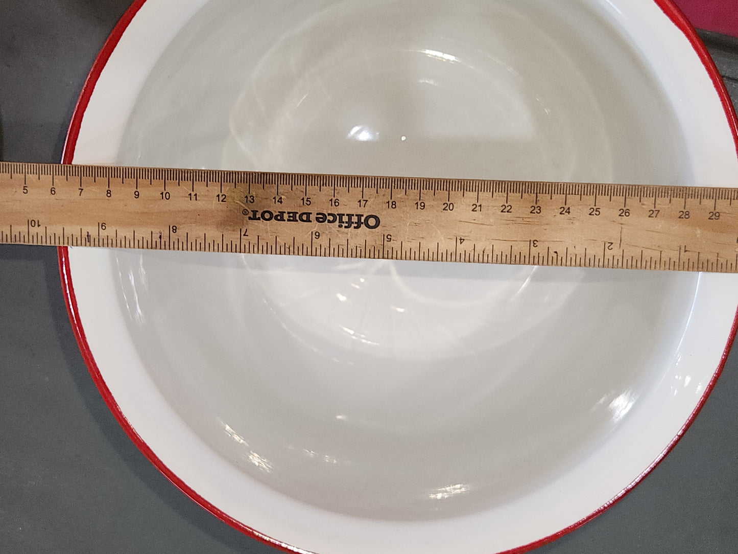 Vintage Enamel Columbian Chamber Pot Lid Handle USA ew113