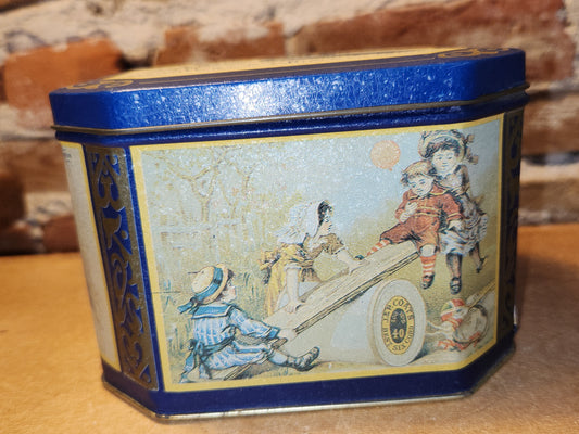 Vintage J & P Coats Best Six Cord Thread Advertising Tin 1995 Empty at9