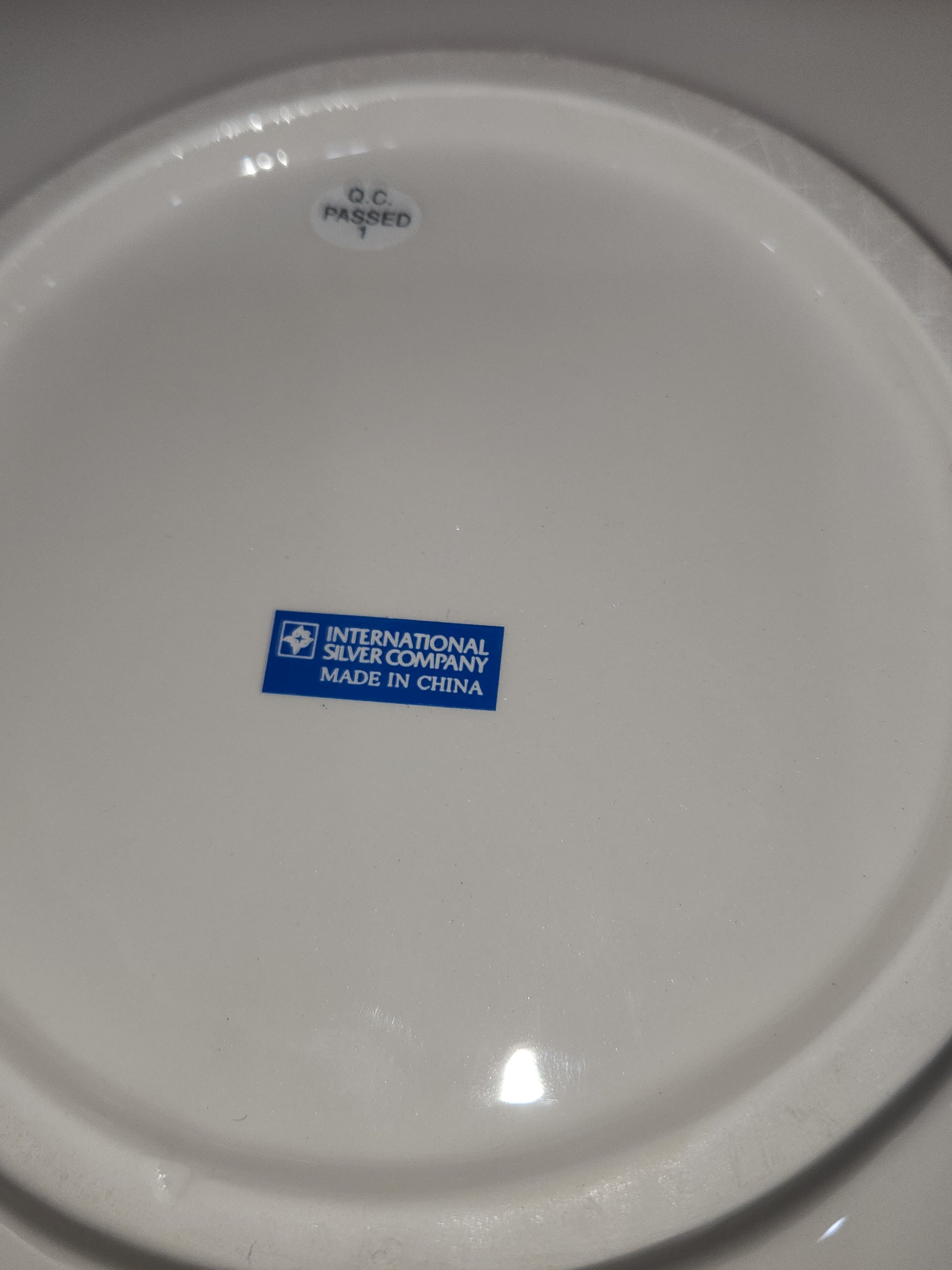 International Silver Company Square Santa Plate 10 1/4" pla99