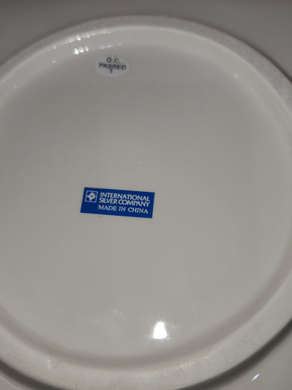 International Silver Company Square Santa Plate 10 1/4" pla99