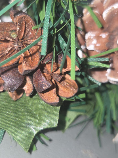 Vintage Joybrite Christmas Picks Lot of 5 Pinecone Bakuli Pods Baby's Breath jb76