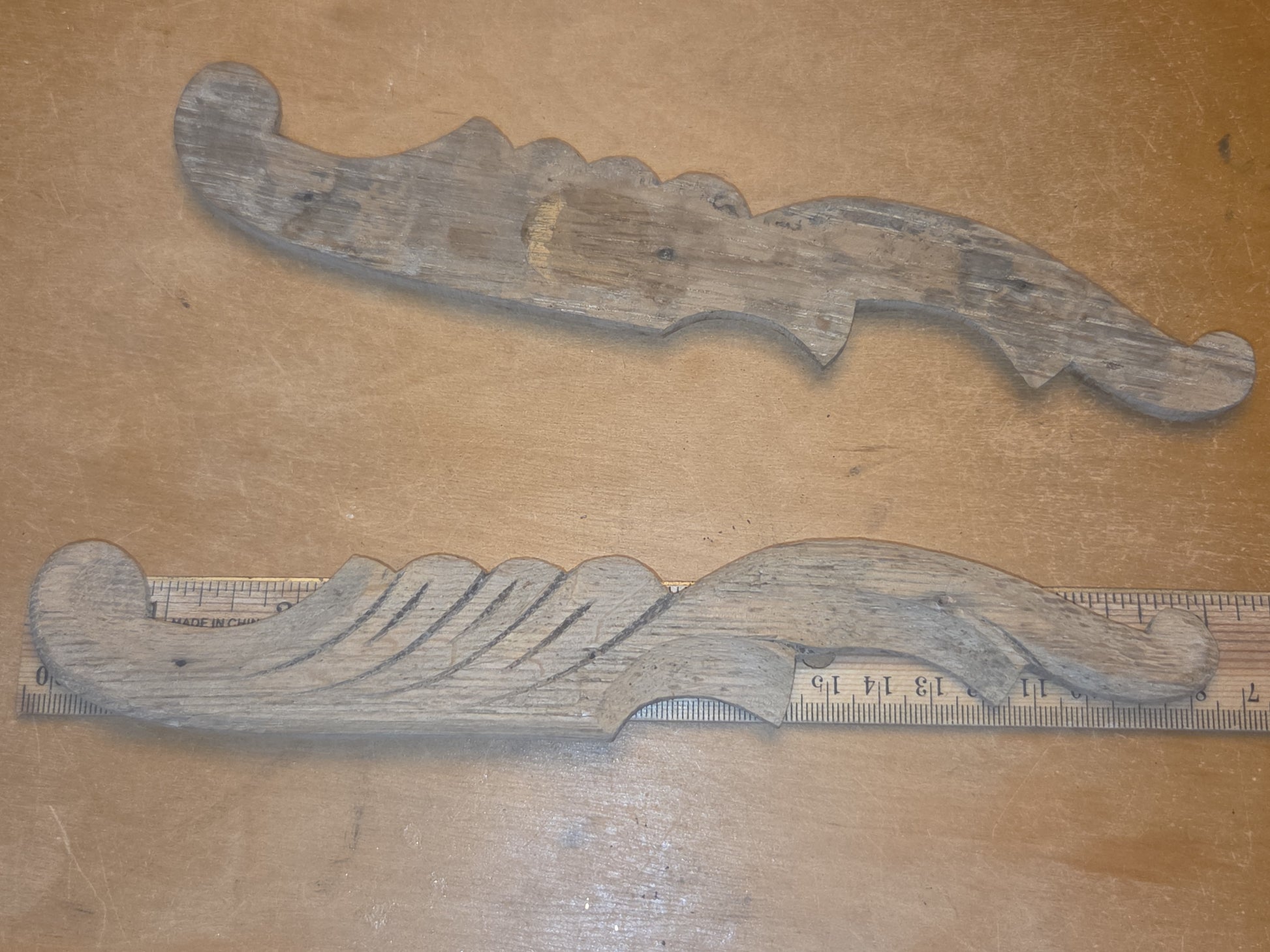 Antique Wooden Furniture Applique Set of 2 AS IS (Copy 2)