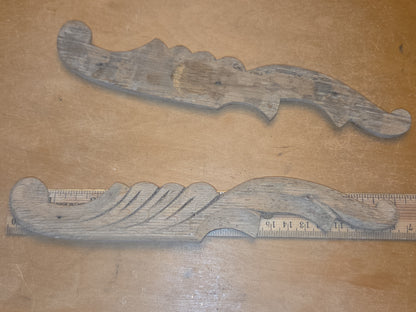 Antique Wooden Furniture Applique Set of 2 AS IS (Copy 2)