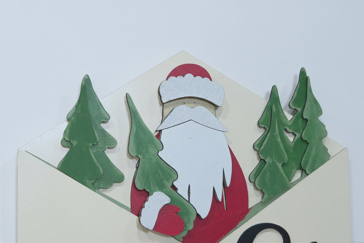 Santa Insert for Envelope Door Sign *sign sold seperately* EI11