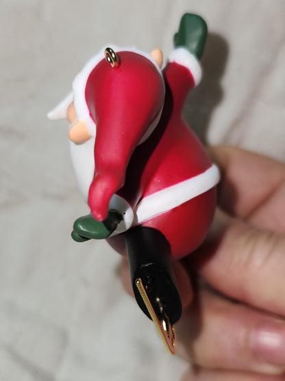 Hallmark Keepsake Ornament Skating Santa 2013 hos7