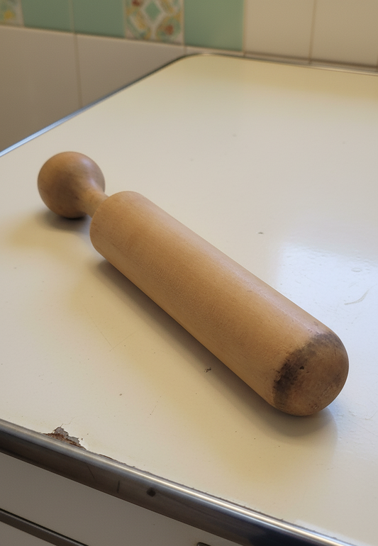Vintage Wooden Pestle Masher Pounder kit05