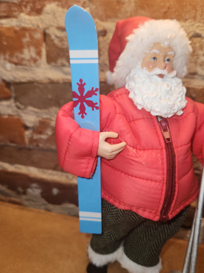 Ashland Christmas Collectible Sking Santa sf51