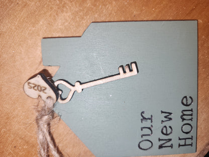 Custom Order Ornament Wooden New House