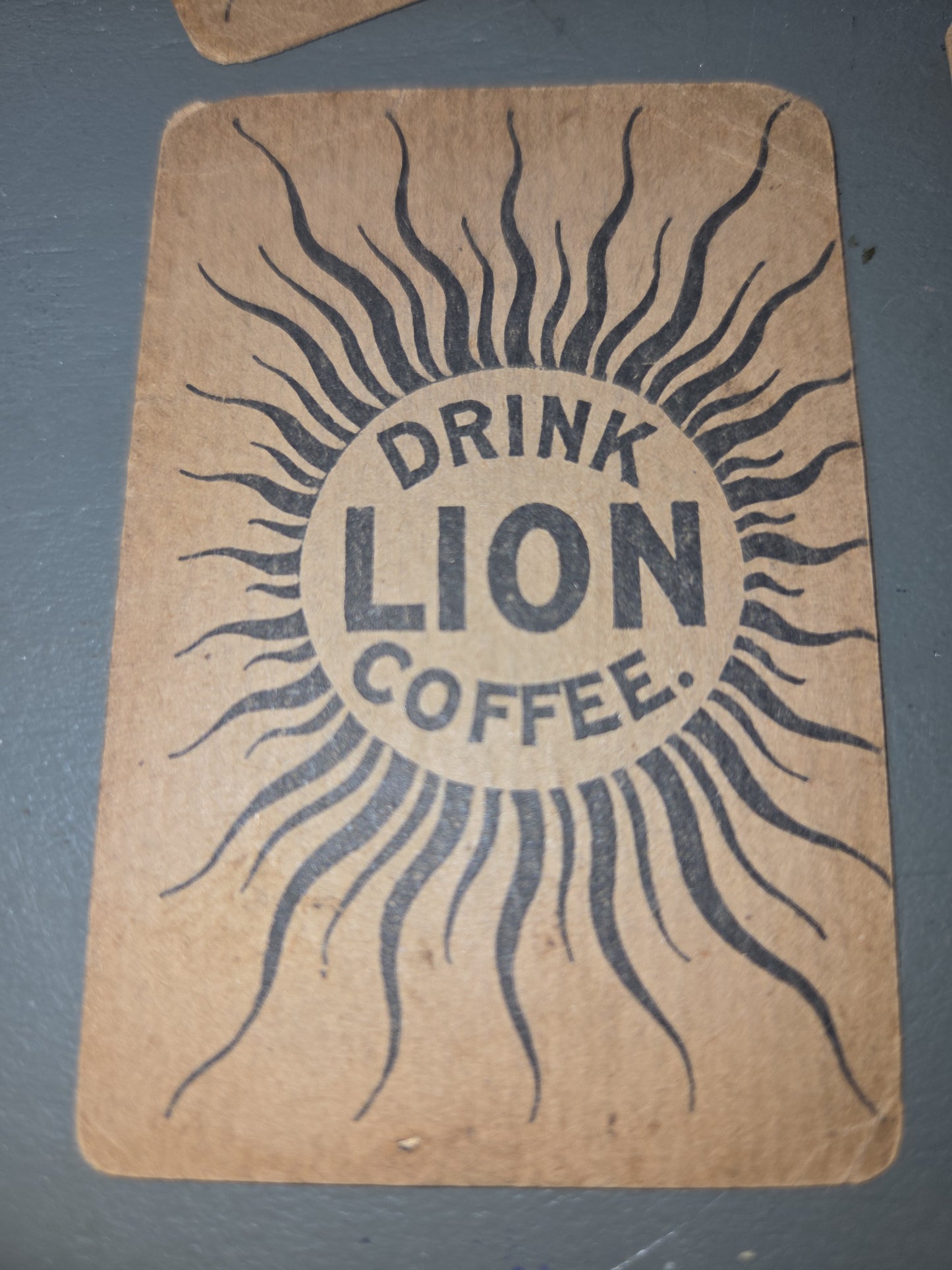 Antique Trading Cards Drink Lion Coffee U.S. States Trading Cards Victorian Era
