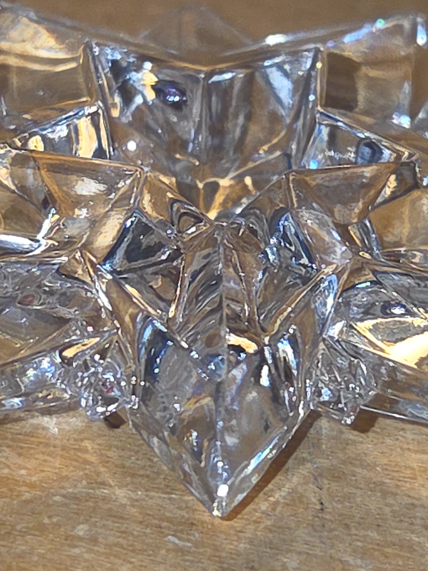 Vintage Waterford Marquis Crystal Annual Ornament 2004 Snowflake Star with Box