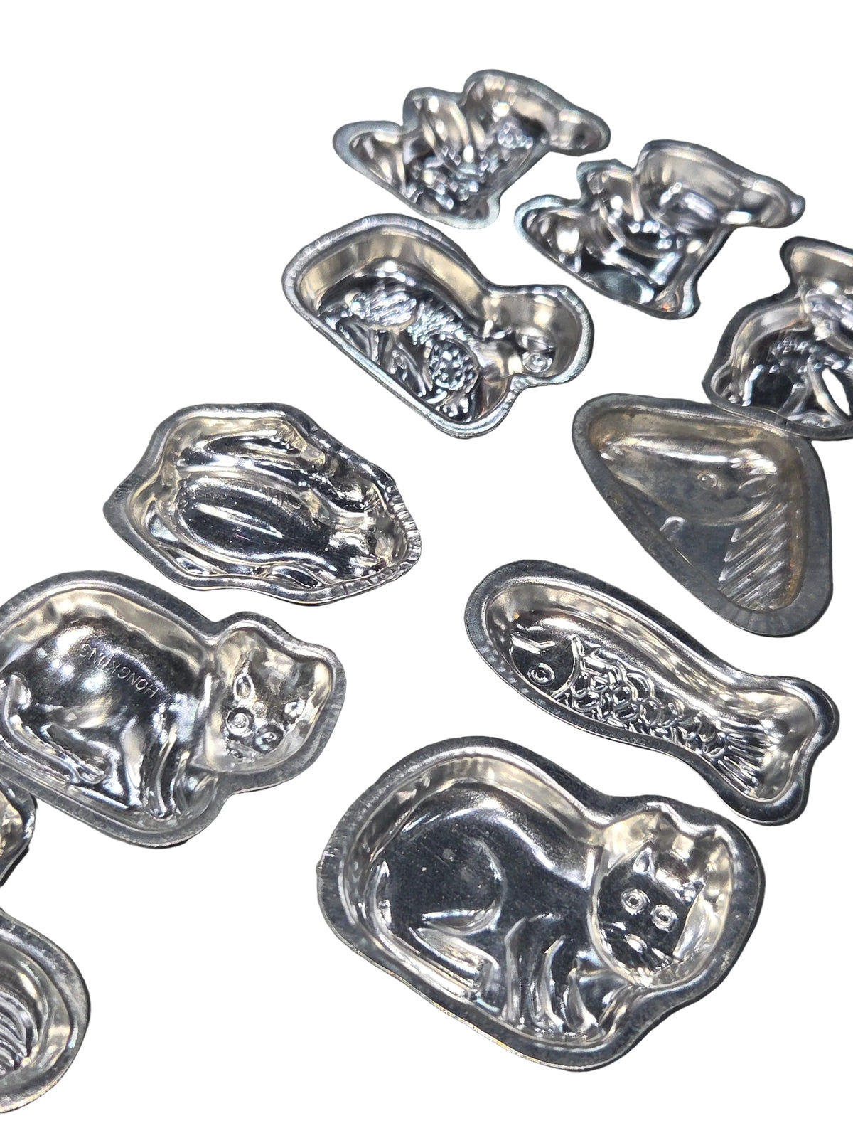 Vintage Animal Mold Chocolate Butter Candy Set of 13 Cat Fish Horse Bunny Frog Sheep Chicken Pelican vm56