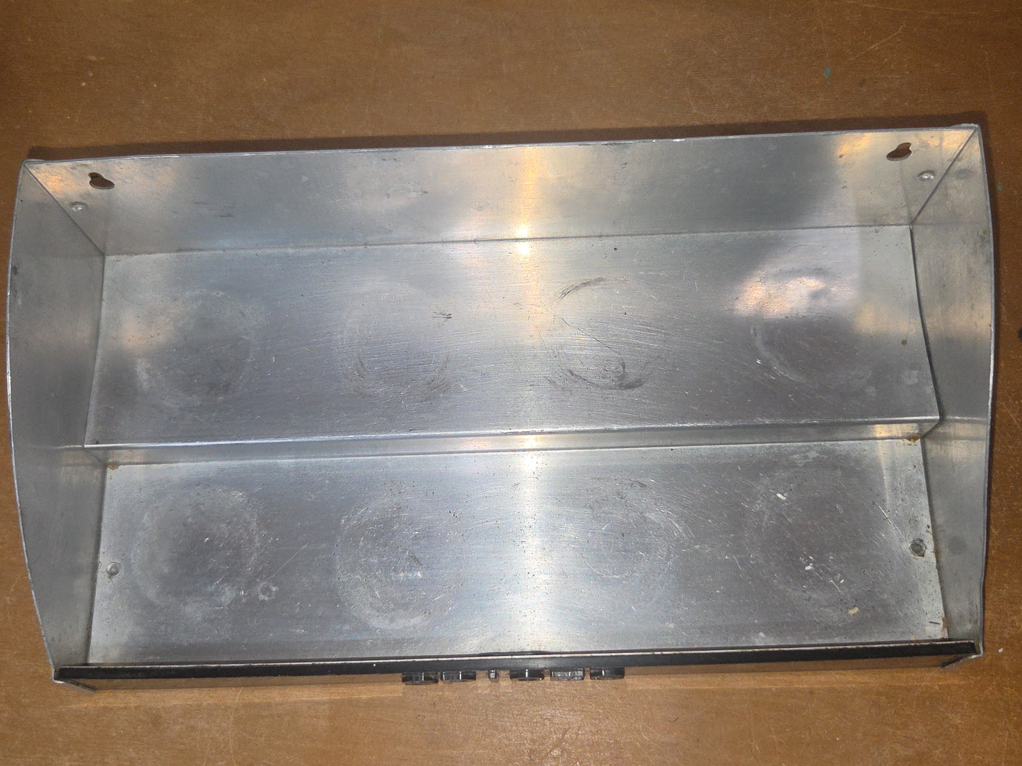 Kromex Vintage Aluminum Spice Set of 8 and Rack alu003