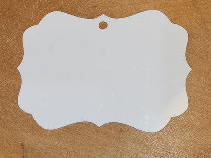 Custom Order Benelux Rectangle Ornament, Car Charm, Rear-view Mirror Ornament for Holidays, Memorials, Events, or just fun for everyday 4" aluminum
