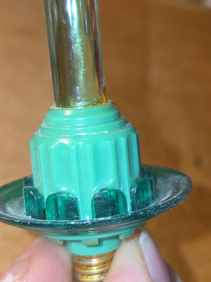 Vintage C6 Bubble Light Bulbs Paramount Oil Saucer Bulb Set of 5