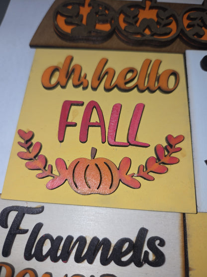 Fall Thankgiving Insert Kit Insert for Interchangeable Frame Can Fit Arch, Rectangle, or Square Frame *FRAMES SOLD SEPARATELY*