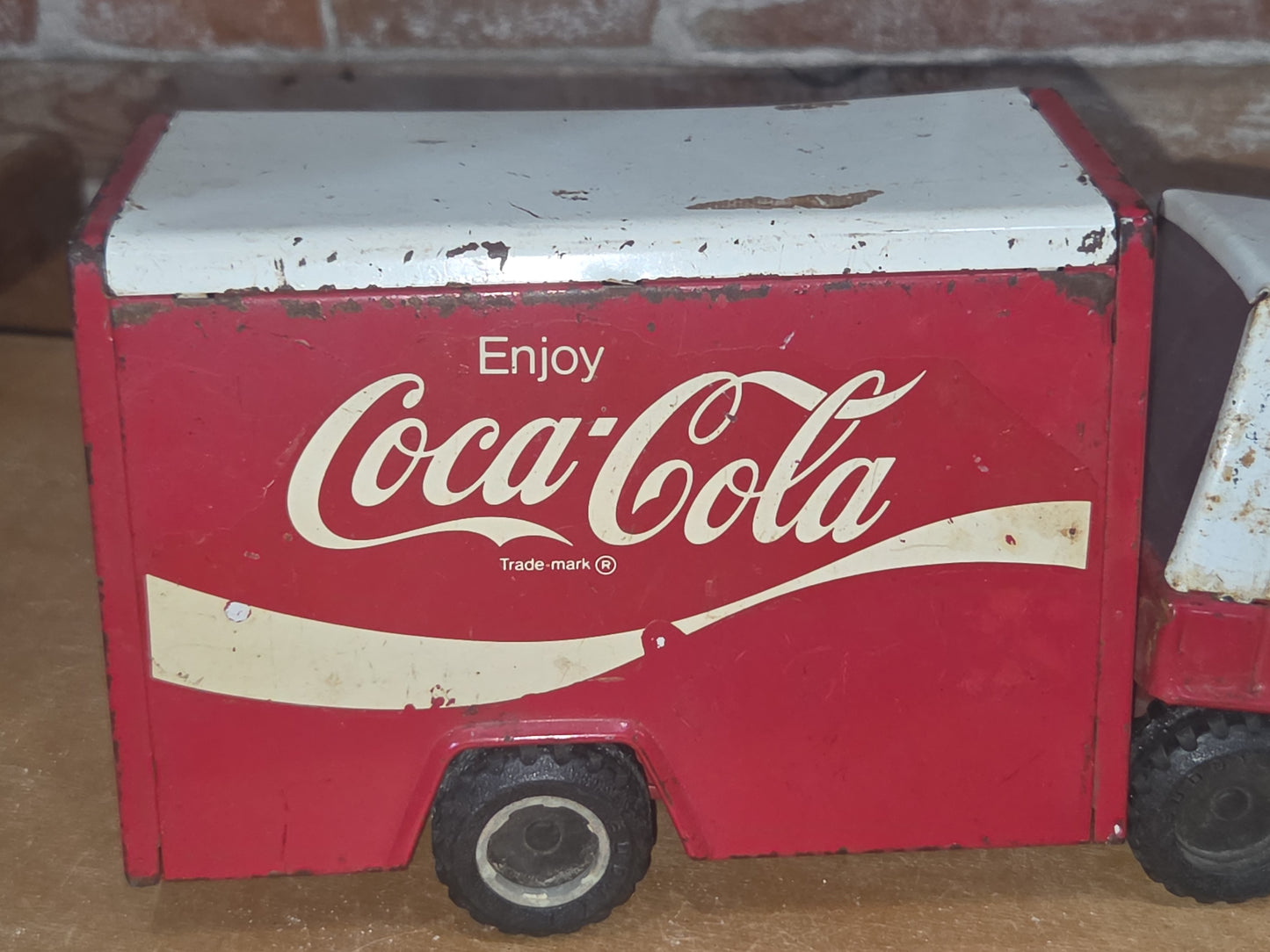 Vintage Buddy L Coca Cola Pressed Steel 9" Delivery Truck 1970s cciy