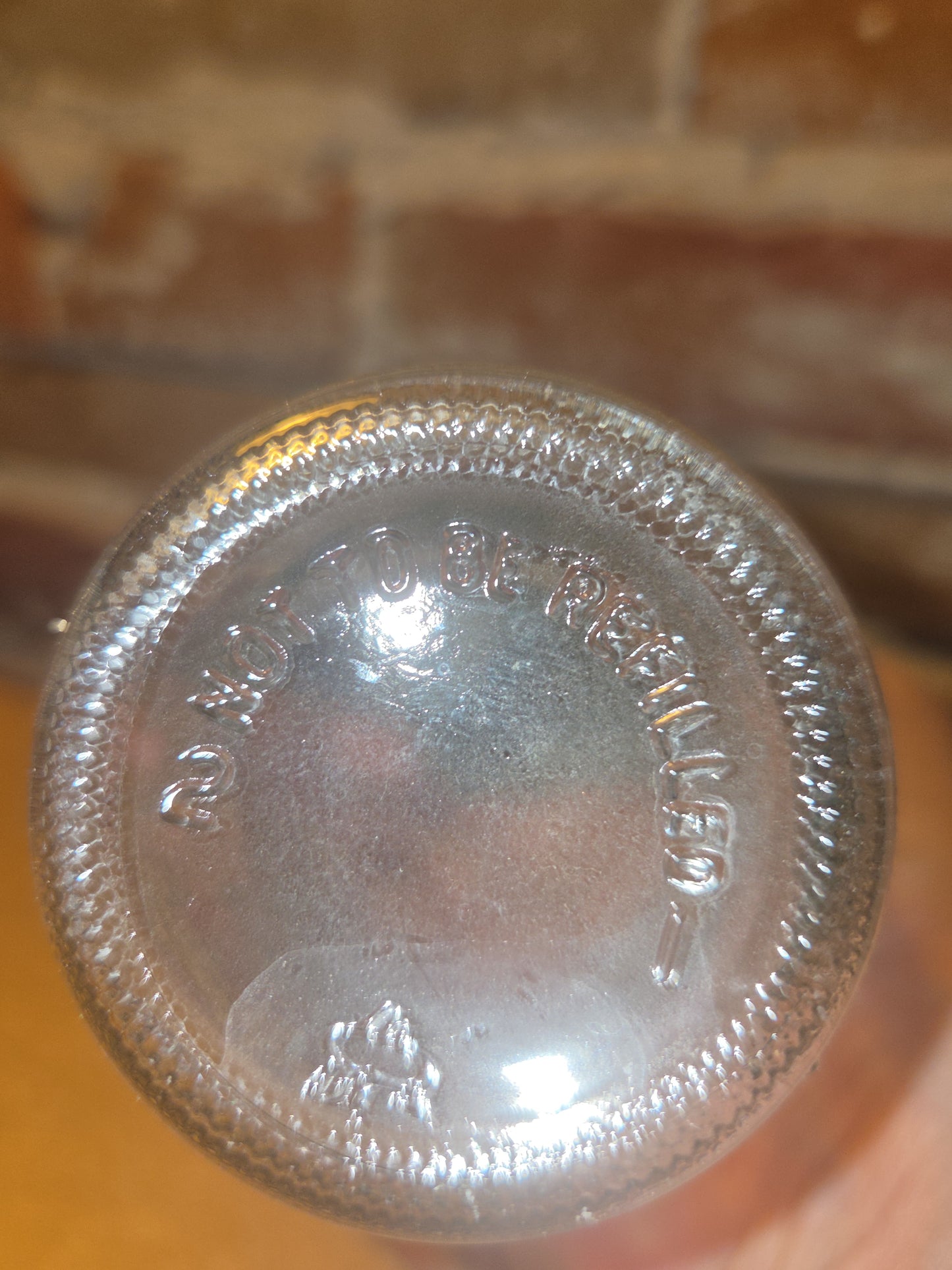Vintage Soda Bottle Sun-Rise Beverage 10 oz Clear Glass vsb50