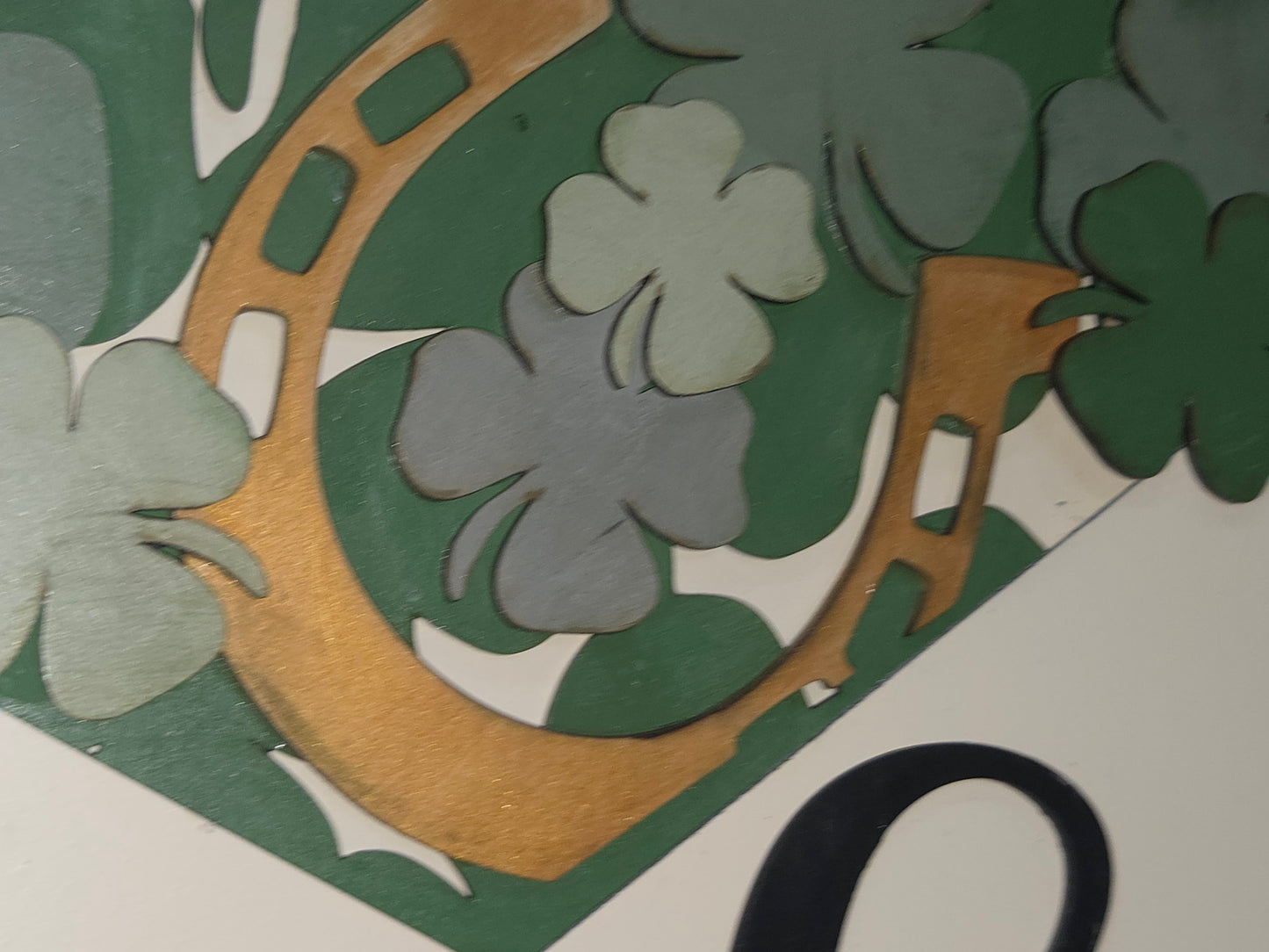 St Patrick's Day Shamrock Insert for Envelope Door Sign *sign sold seperately* EI1