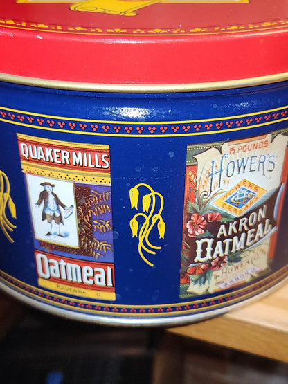 Vintage Quaker Oats Limited Edition 1983 Tin Includes Recipe Card NO CONTENTS ti30