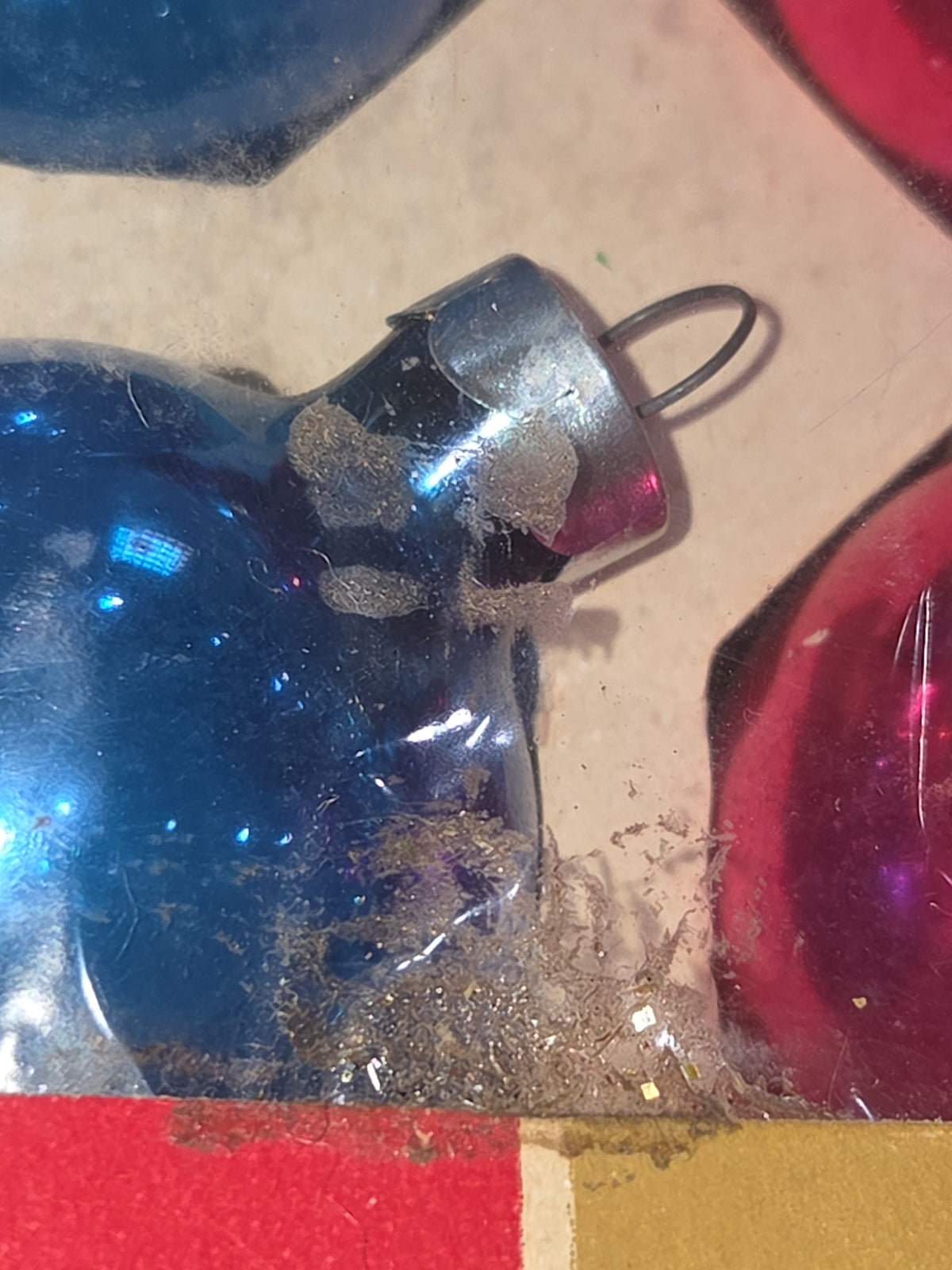 Vintage Box of Coby Glass Ornaments BO08