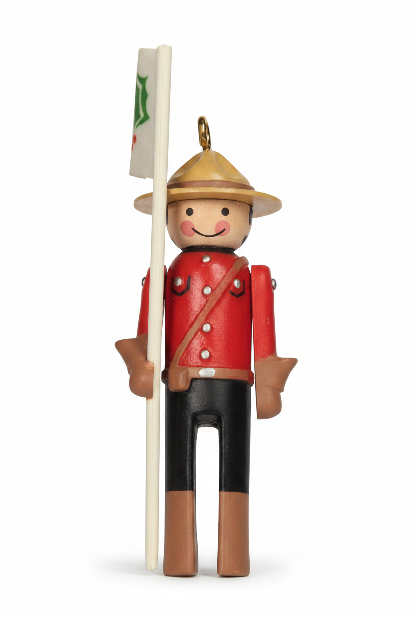 Vintage Hallmark Keepsake Ornament Miniature Clothespin Soldier England Queen's Royal Guard ornament 3rd in Series 1984 hos3