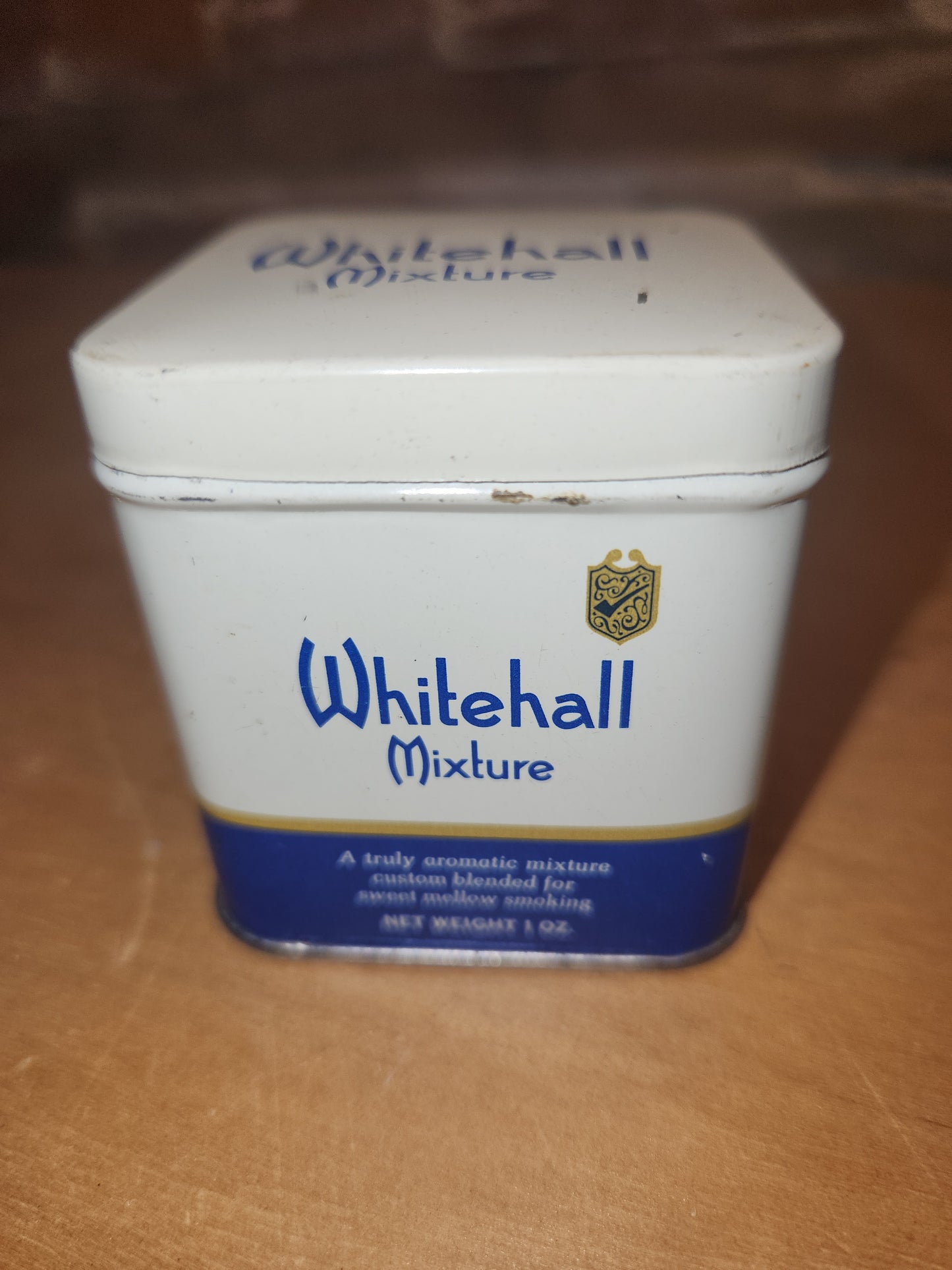 Vintage Whitehall Mixture Tobacco Tin Kentucky Club Wheeling W.VA. Empty No Contents tin01