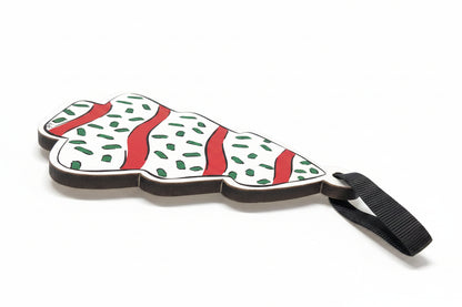 Christmas Ornament - Christmas Tree Snack Cake o990