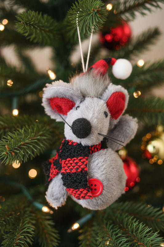 Martin Mouse Plush Ornament mo7